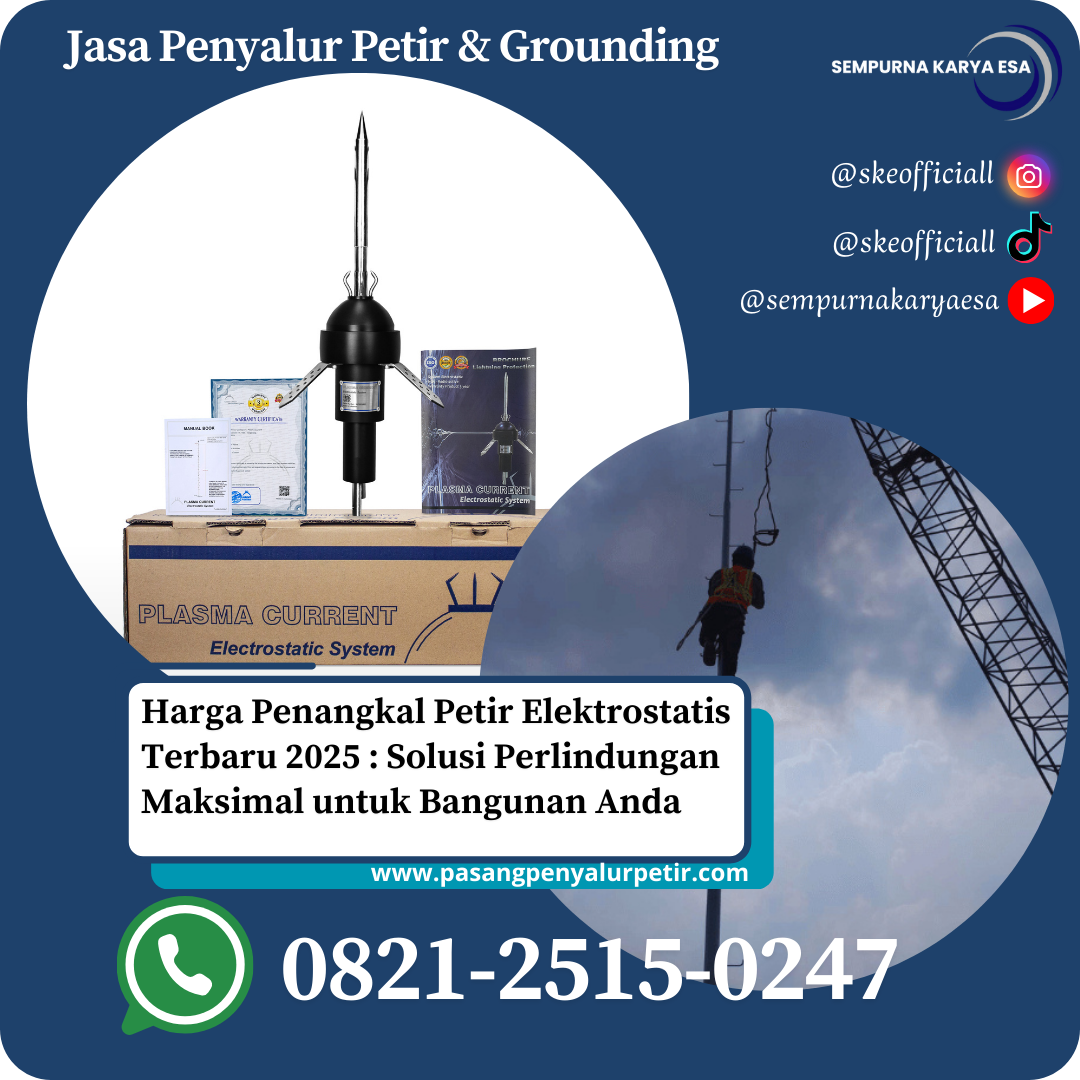 Harga penangkal petir 2025