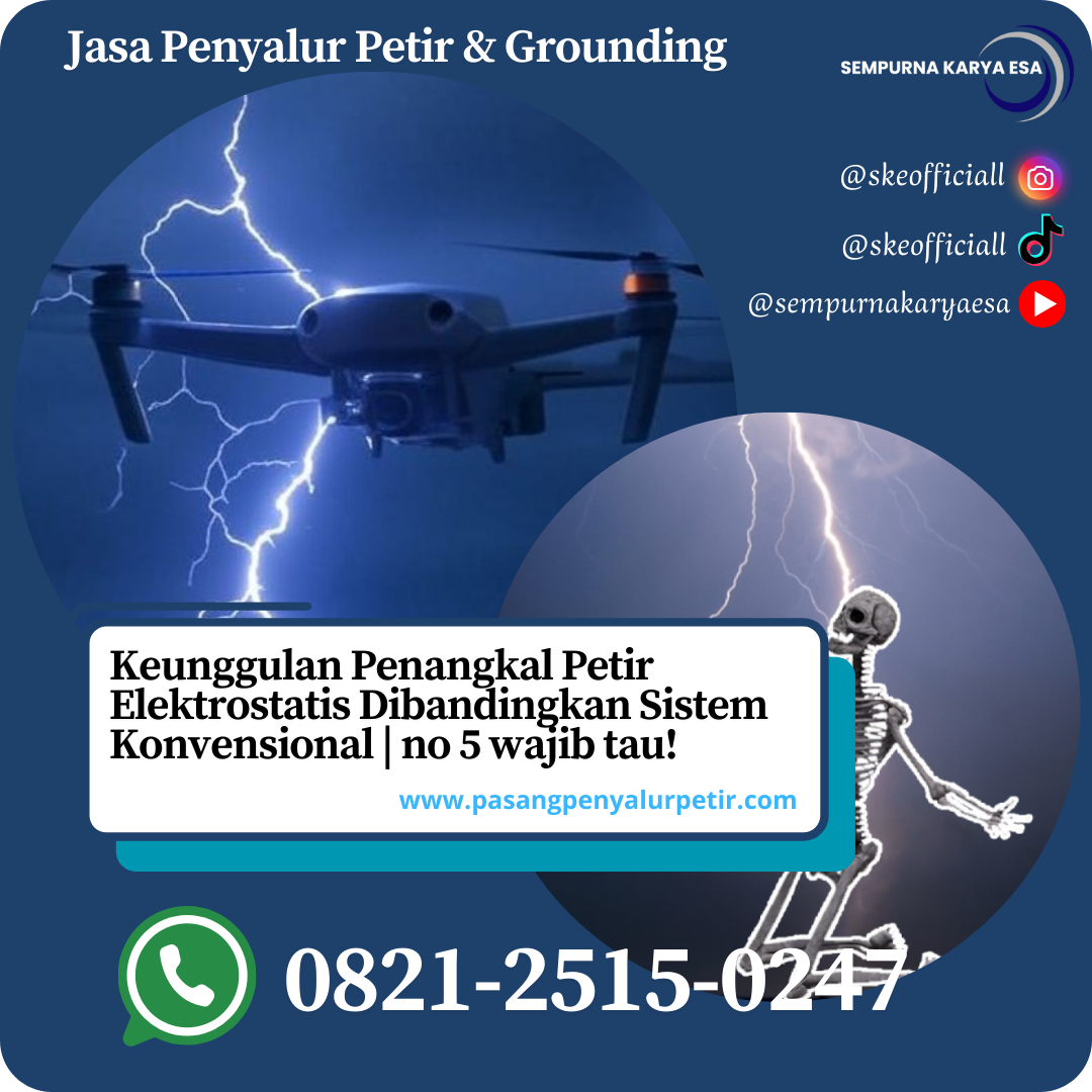 Keunggulan penangkal petir