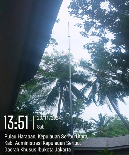 Pemasangan Penangkal Petir Pramana Resort - Pulau Sepa Kep.Seribu