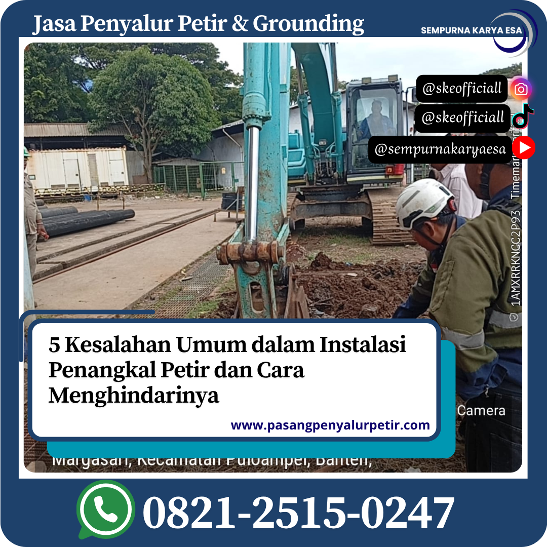 kesalahan umum dalam instalasi