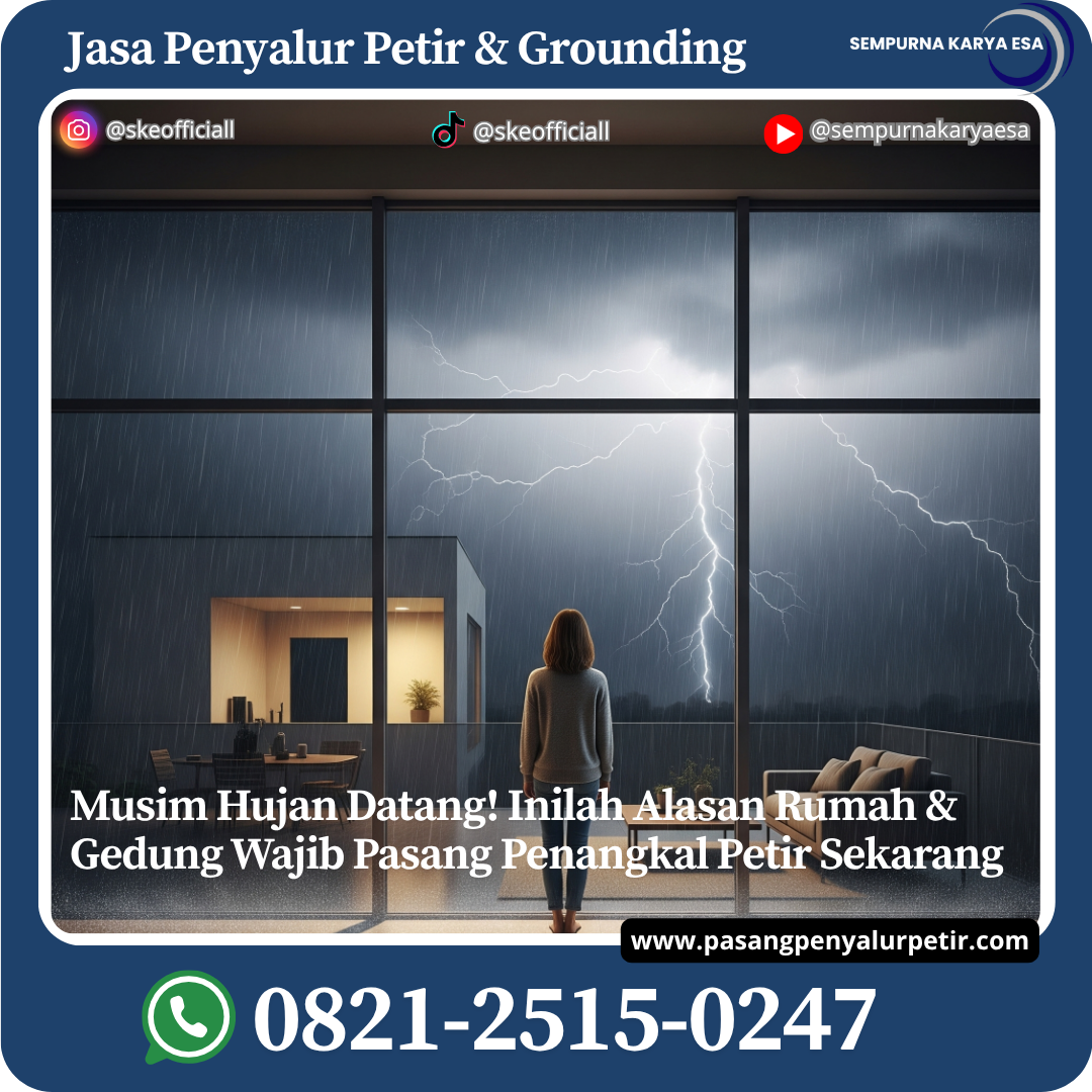 penangkal petir rumah