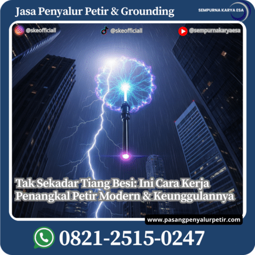 cara kerja penangkal petir