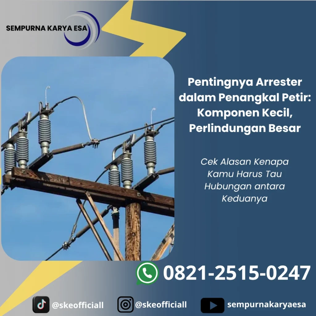 pentingnya arrester dalam penangkal petir