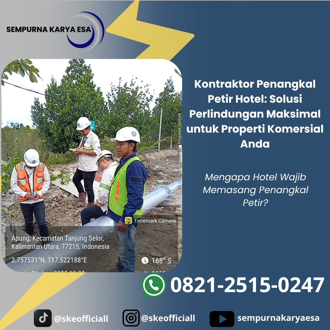 kontraktor penangkal petir hotel