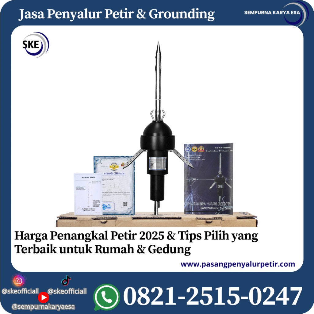 harga penangkal petir 2025