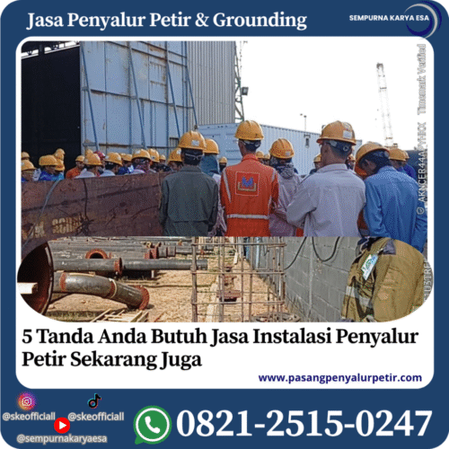 jasa instalasi penyalur petir