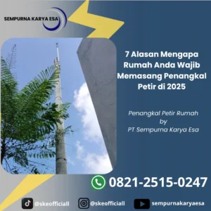 penangkal petir rumah