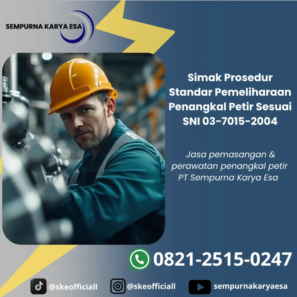 pemeliharaan penangkal petir