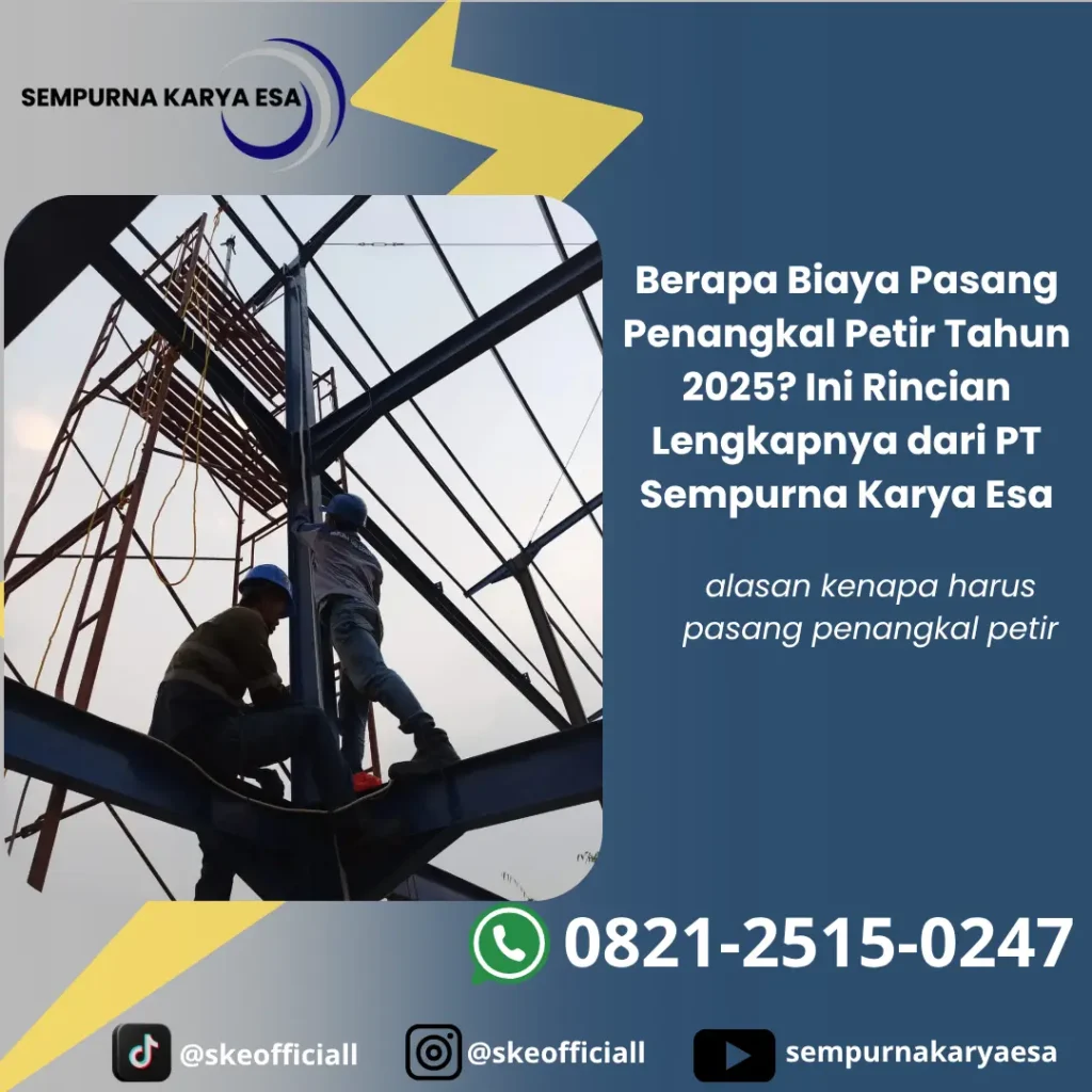 biaya pasang penangkal petir