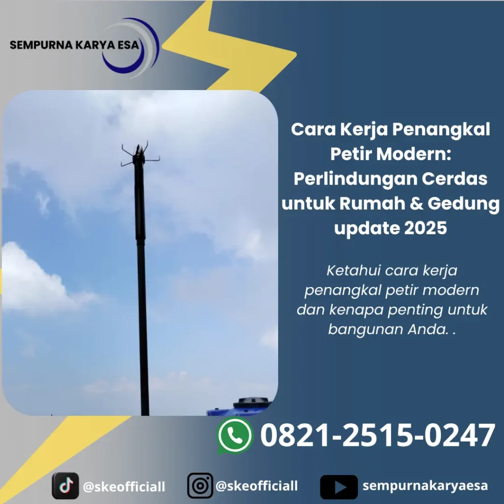 cara kerja penangkal petir