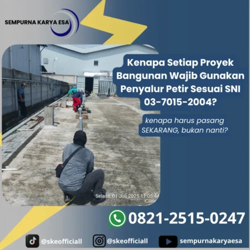 Penyalur petir sesuai SNI