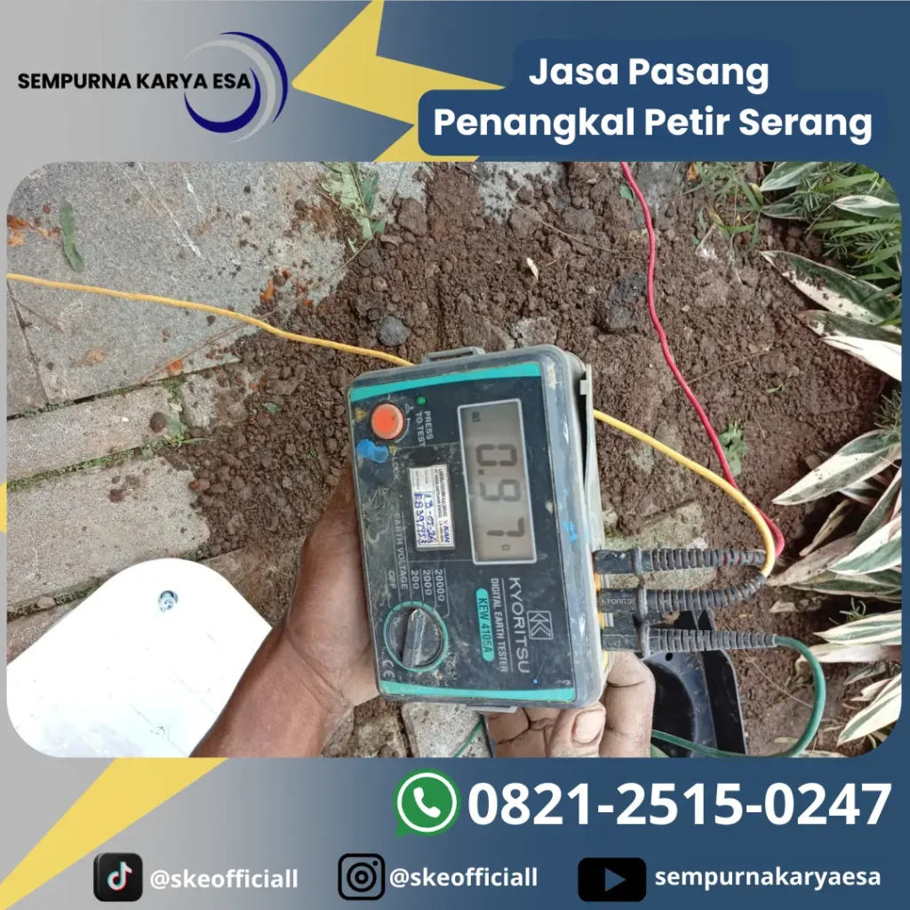 Jasa Pasang Penangkal Petir Serang