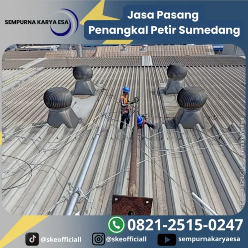 Jasa Pasang Penangkal Petir Sumedang