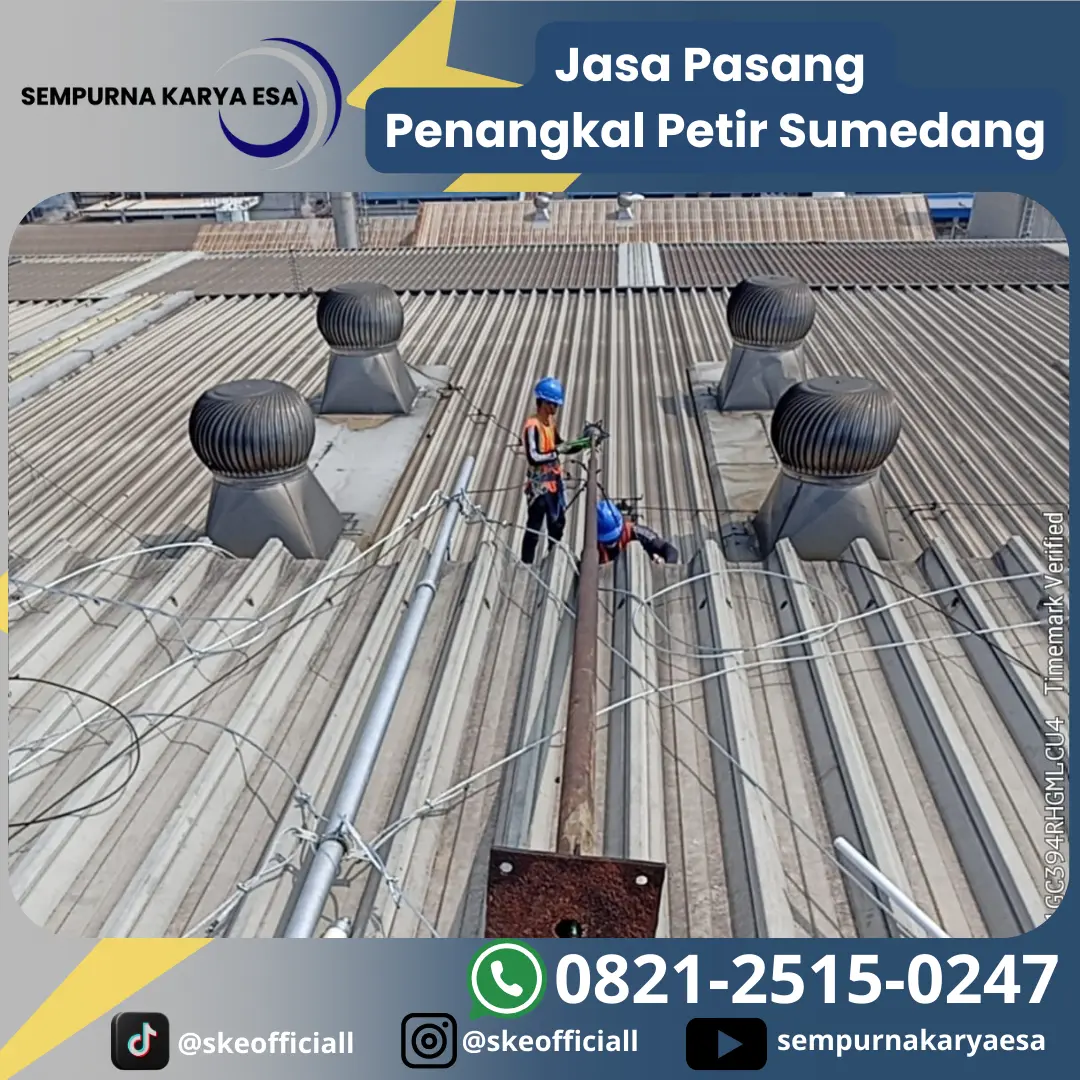 Jasa Pasang Penangkal Petir Sumedang