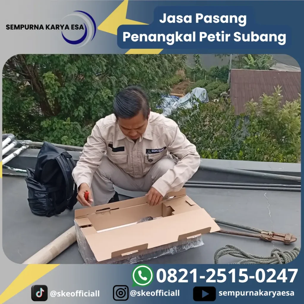 jasa pasang penangkal petir subang