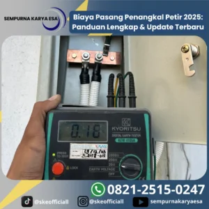 biaya pasang penangkal petir