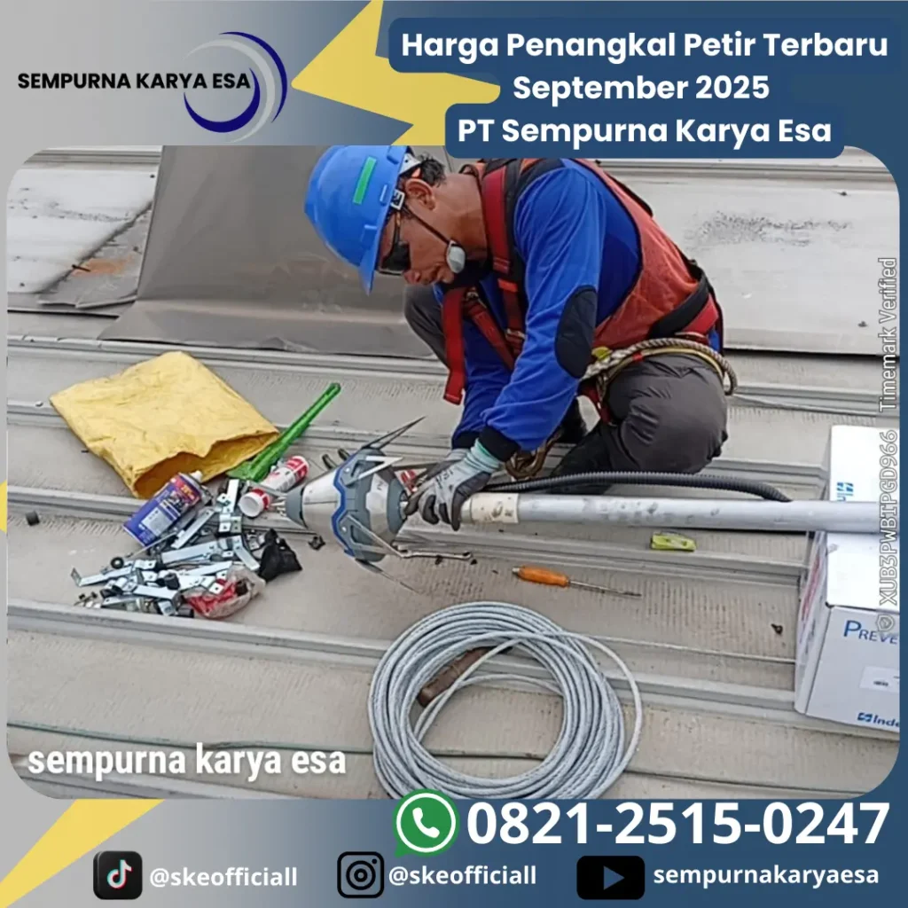 harga penangkal petir terbaru