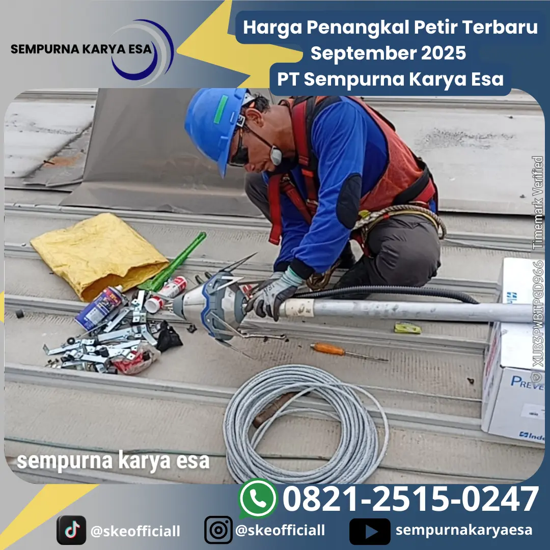 harga penangkal petir terbaru