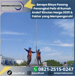 biaya pasang penangkal petir