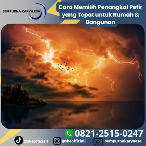 penangkal petir yang tepat untuk rumah