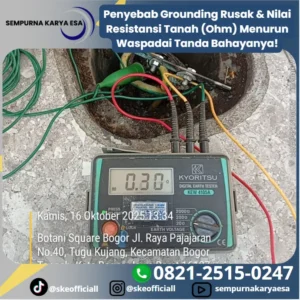 penyebab grounding rusak