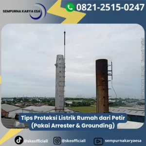 Proteksi listrik rumah dari petir