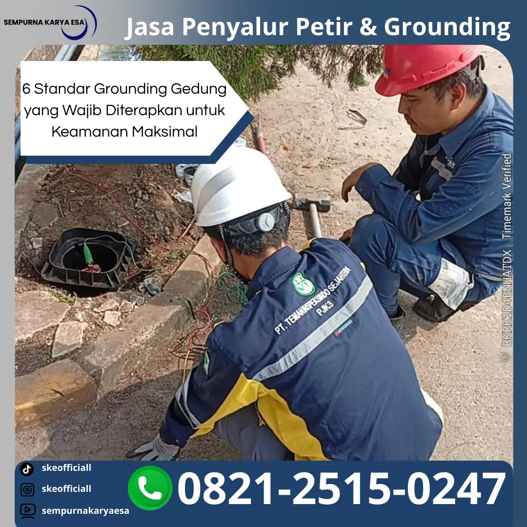 standar grounding gedung
