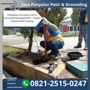 perbedaan grounding listrik