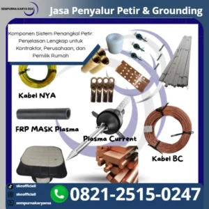 Komponen sistem penangkal petir