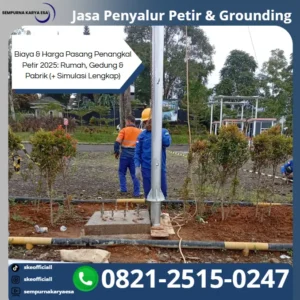 biaya & Harga pasang penangkal petir