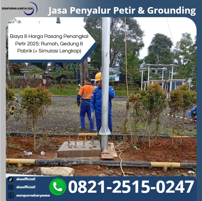 biaya & Harga pasang penangkal petir