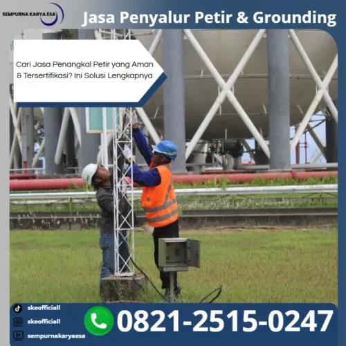 jasa pasang penangkal petir yang aman