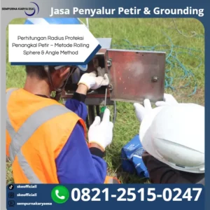 radius proteksi penangkal petir