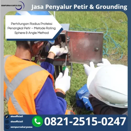 radius proteksi penangkal petir