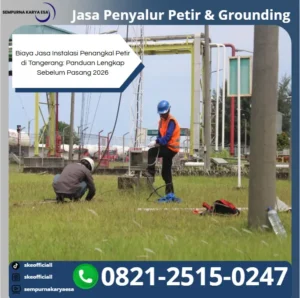 biaya jasa instalasi penangkal petir
