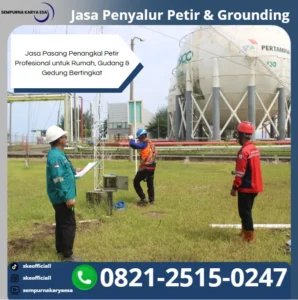 pasang penangkal petir profesional