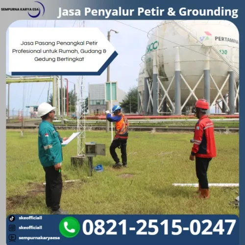 pasang penangkal petir profesional