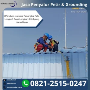 5 panduan instalasi penangkal petir
