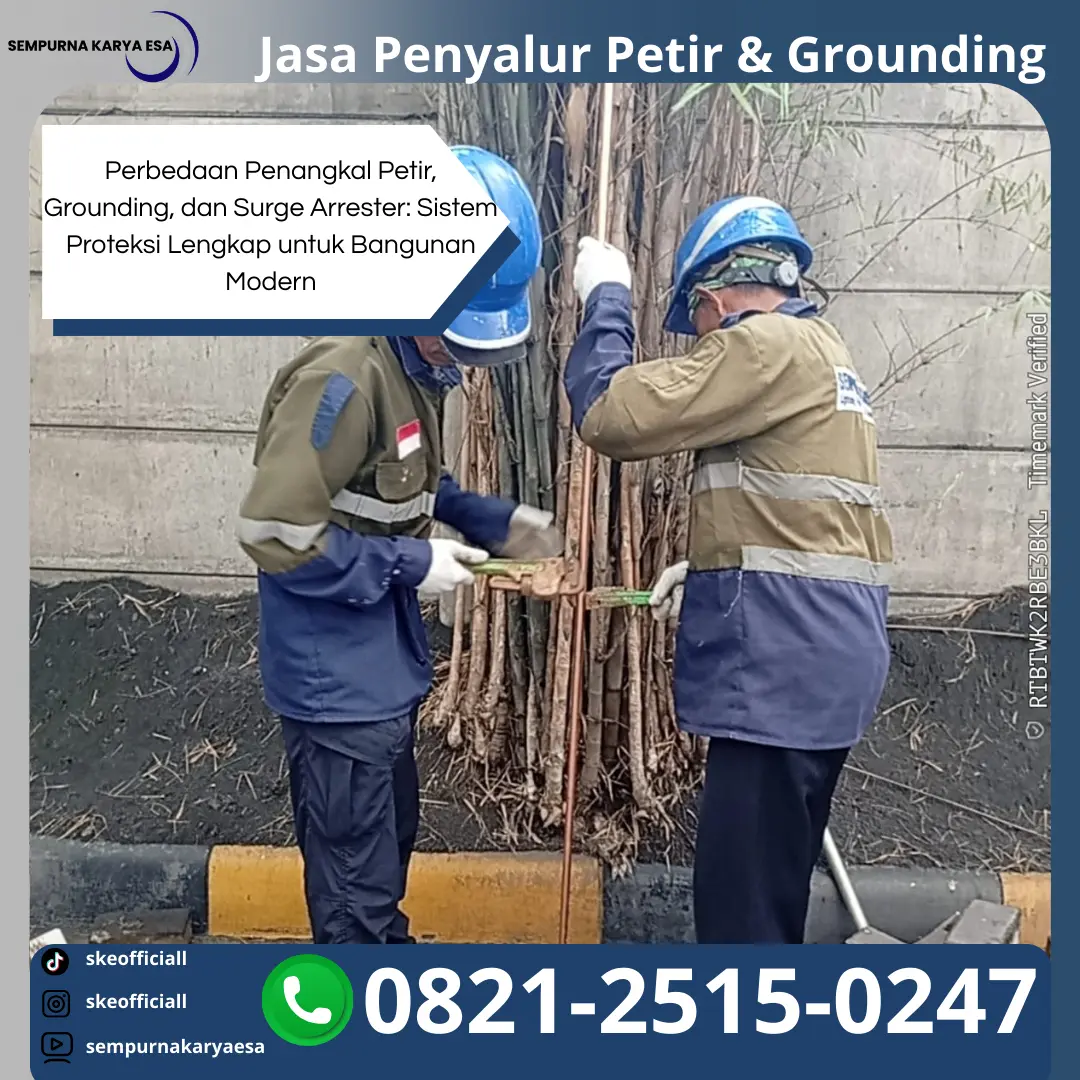 perbedaan penangkal petir