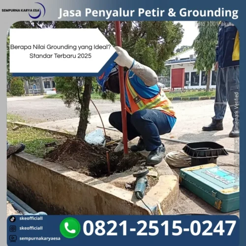 berapa nilai grounding yang ideal?