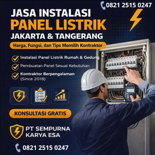 jasa instalasi panel listrik