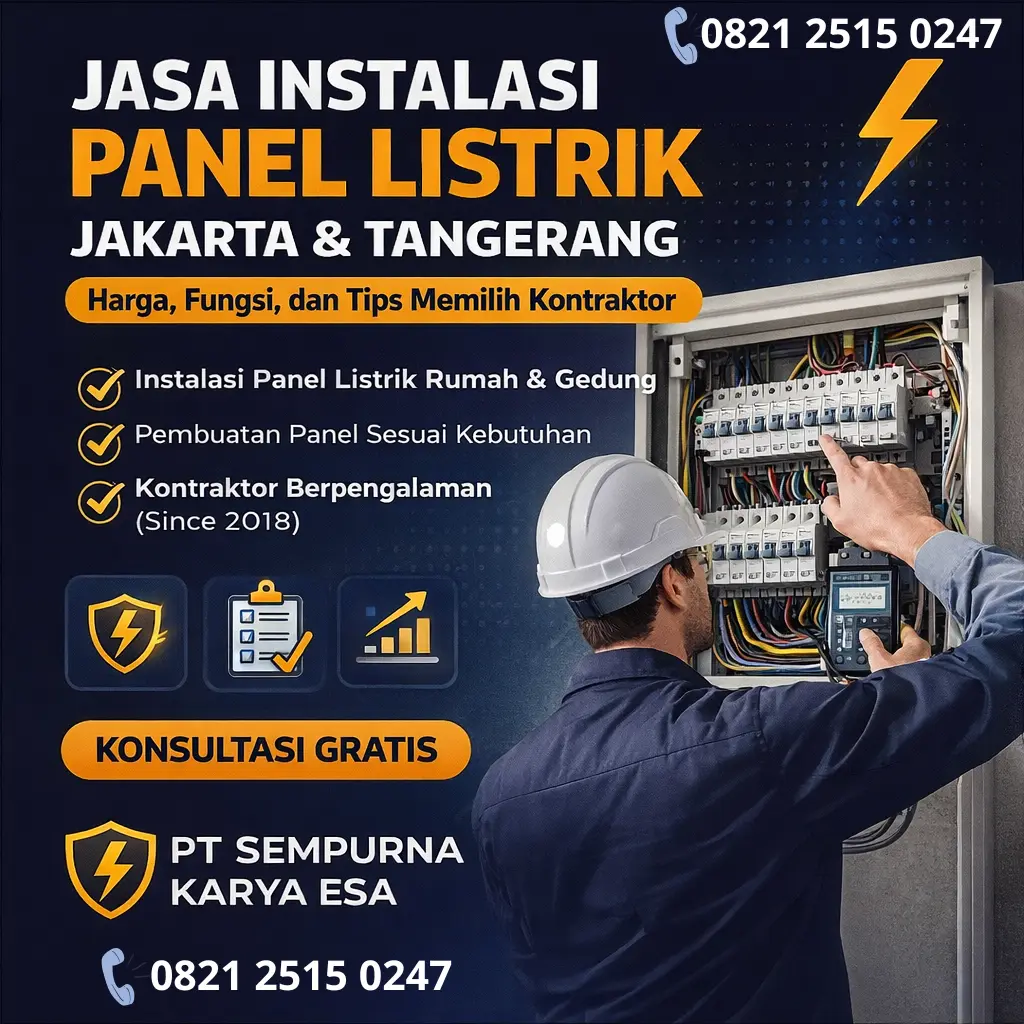 jasa instalasi panel listrik