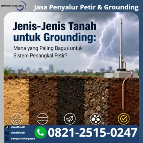 jenis jenis tanah untuk grounding