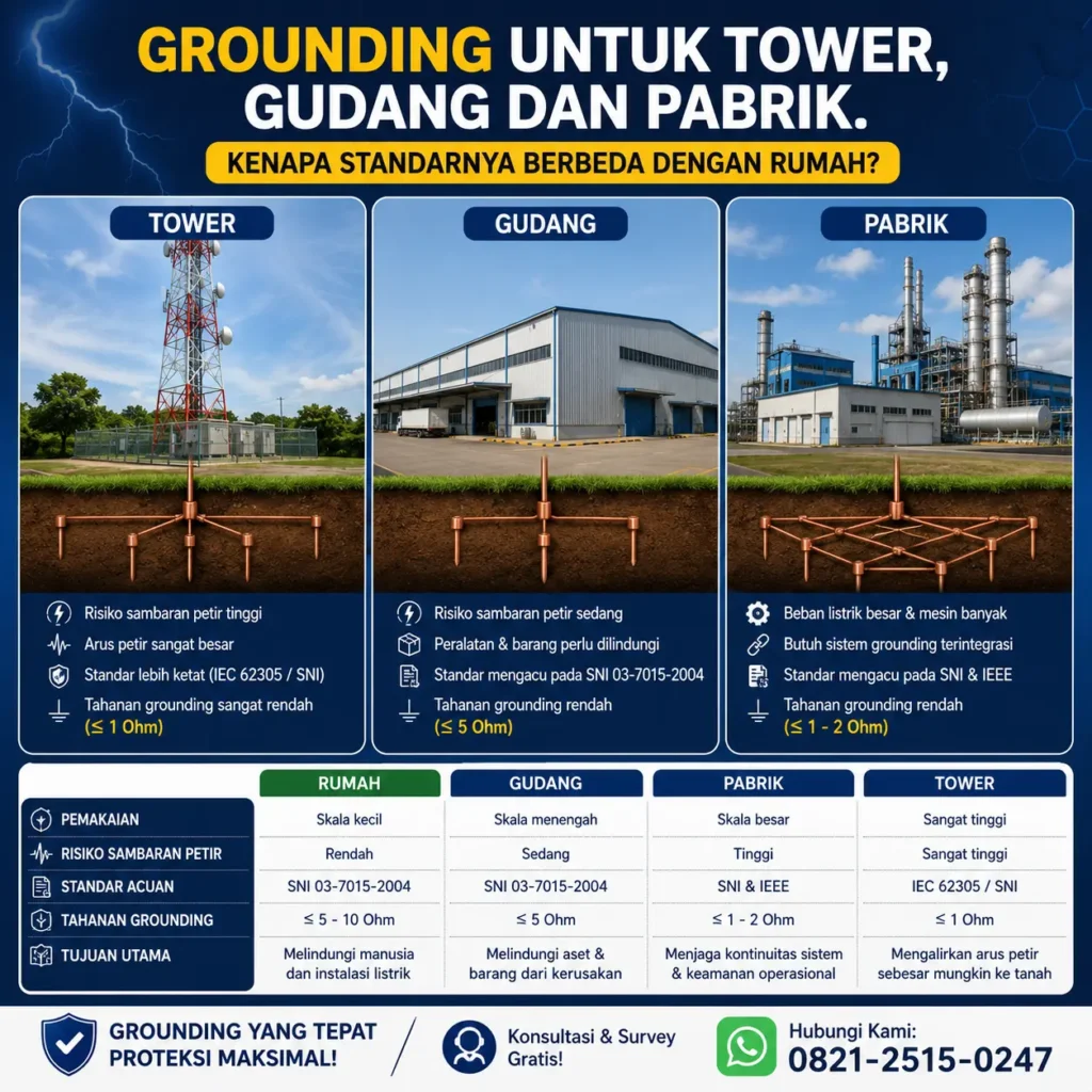 grounding untuk tower