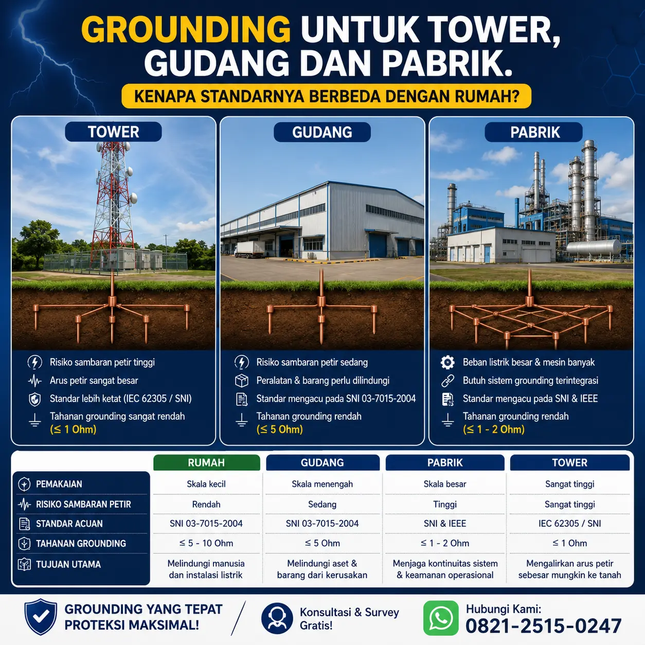 grounding untuk tower