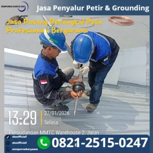 jasa pasang penangkal petir bergaransi