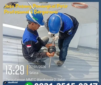 jasa pasang penangkal petir bergaransi