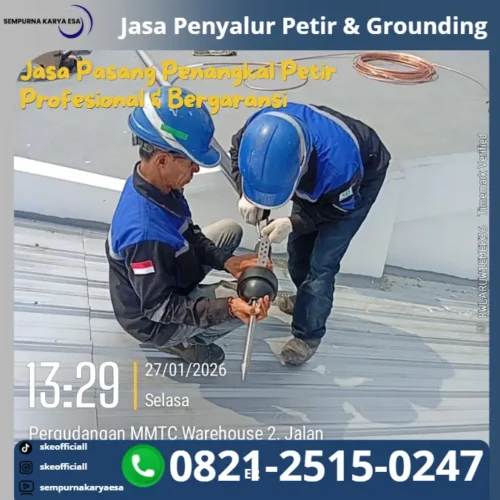 jasa pasang penangkal petir bergaransi