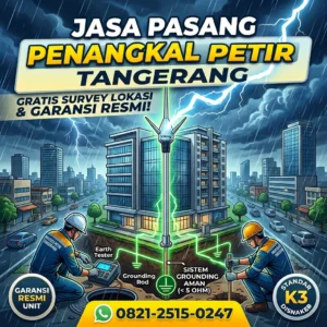 pasang penangkal petir tangerang