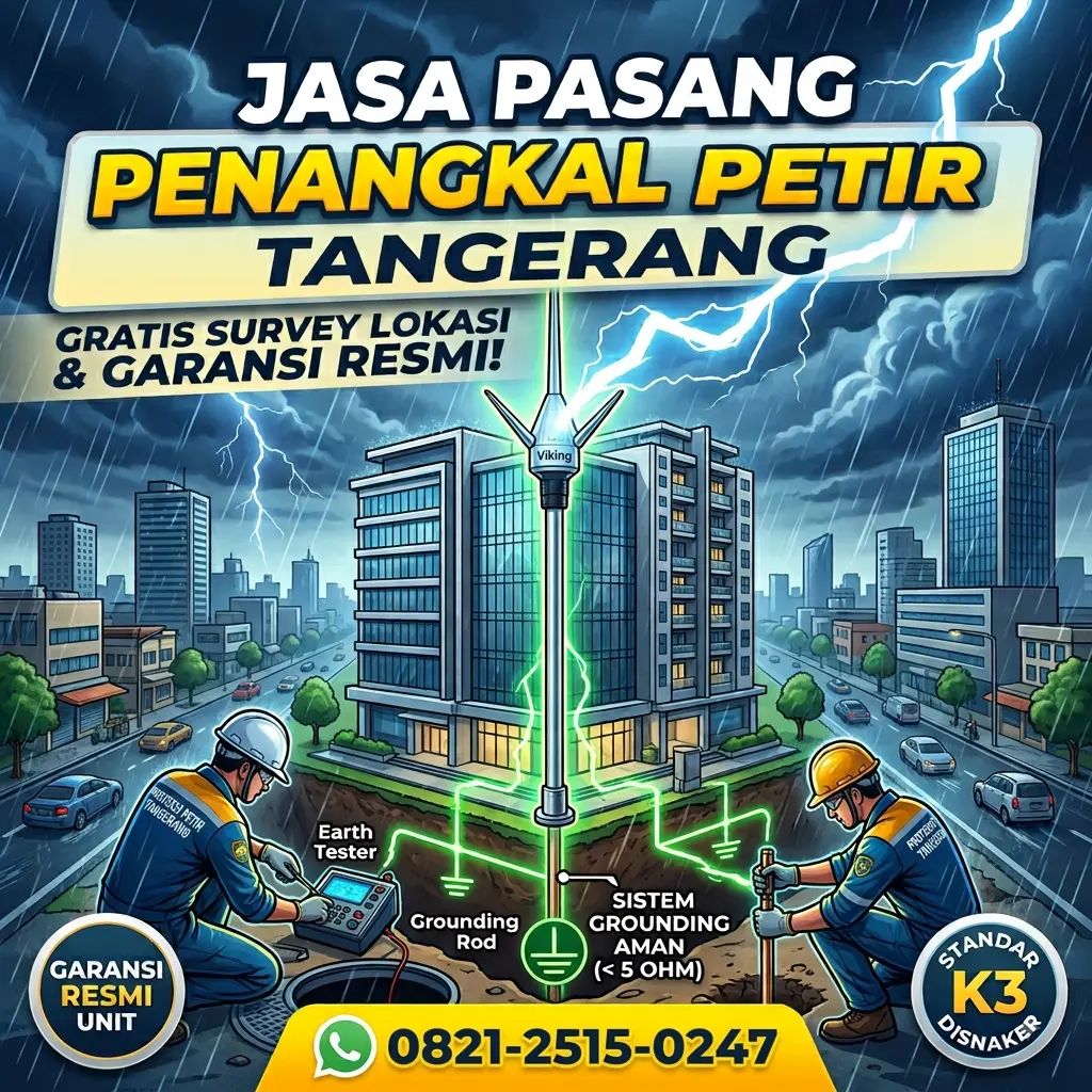 jasa pasang penangkal petir tangerang
